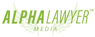 Alpha Lawyer™ Media logo - green